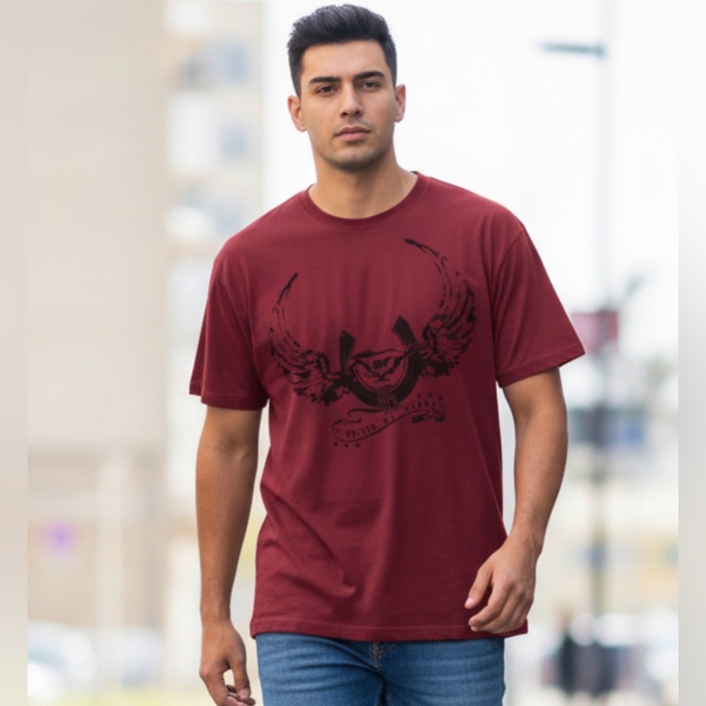 Ford Mustang Pony United we Stand Red T-shirt Men’s Size XL